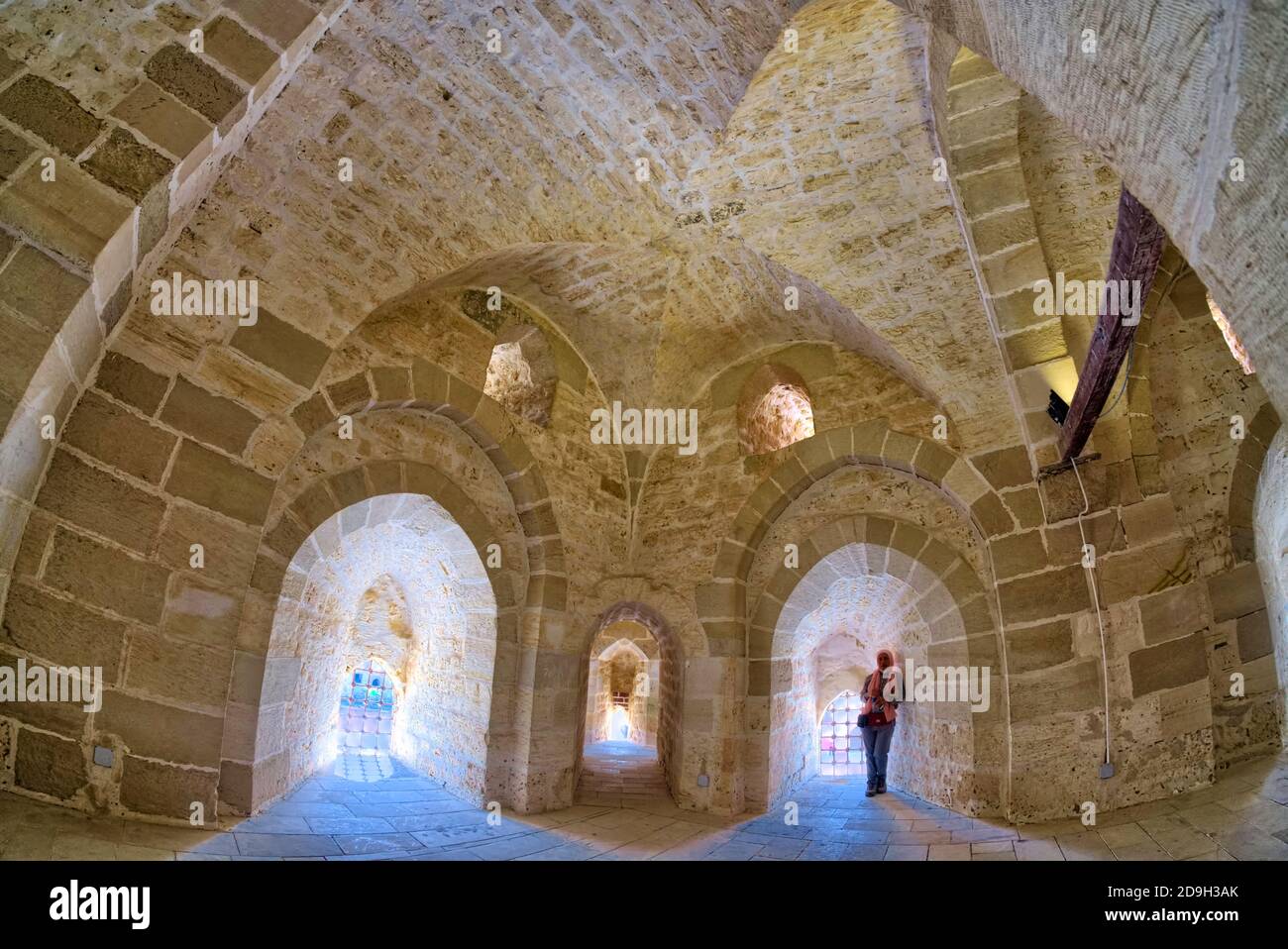 La Citadelle de Qaitrava est une forteresse islamique du XVe siècle construite pour protéger la ville contre l'invasion des Croisés. Aujourd'hui, c'est l'un des plus populaires Alexandri Banque D'Images