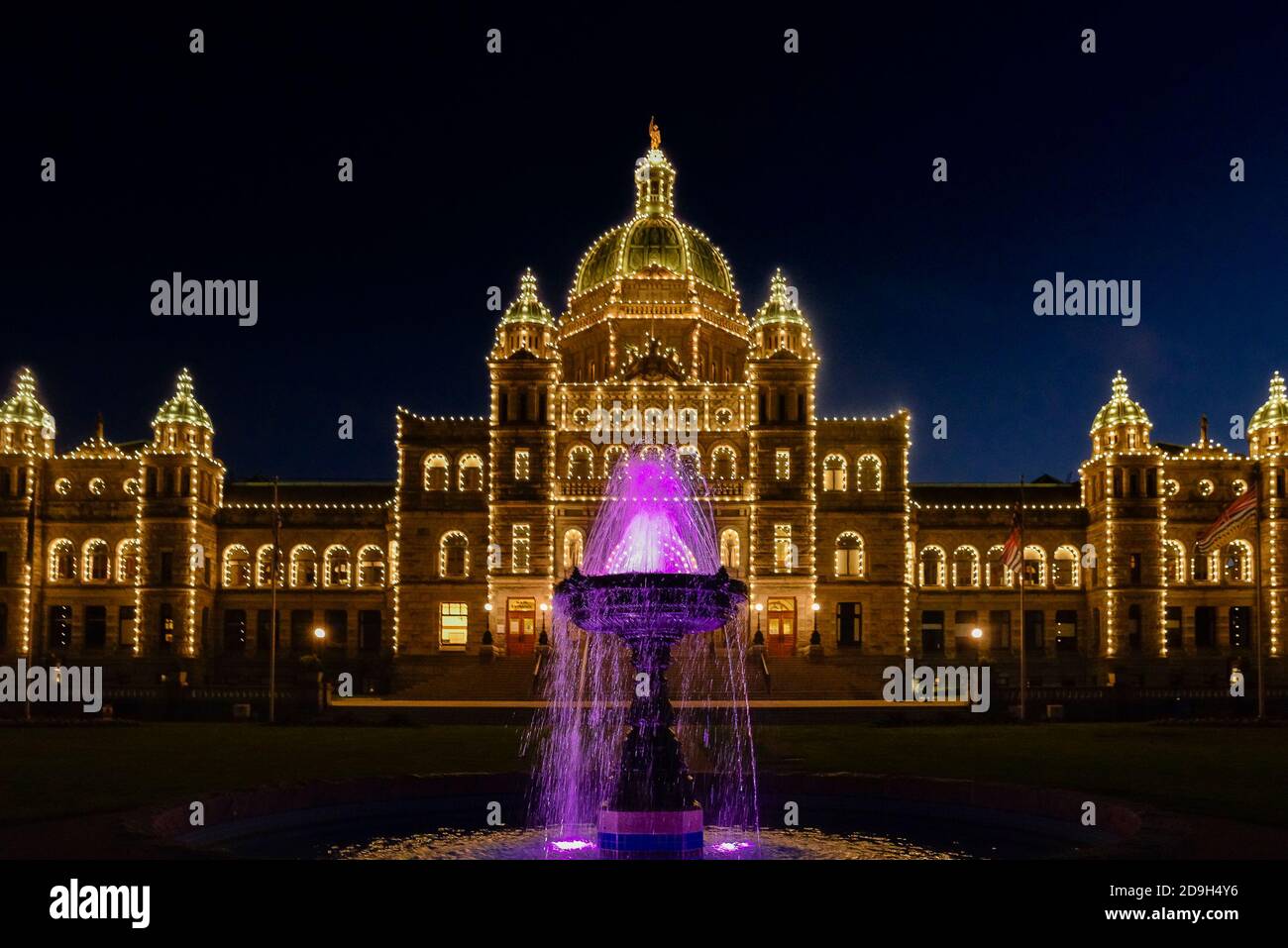 Assemblée législative, édifices du Parlement, Victoria (Colombie-Britannique), Canada Banque D'Images
