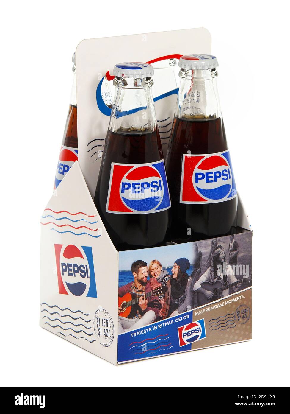 Bouteille Verre Ancienne PEPSI-COLA 1 Litre - Originale