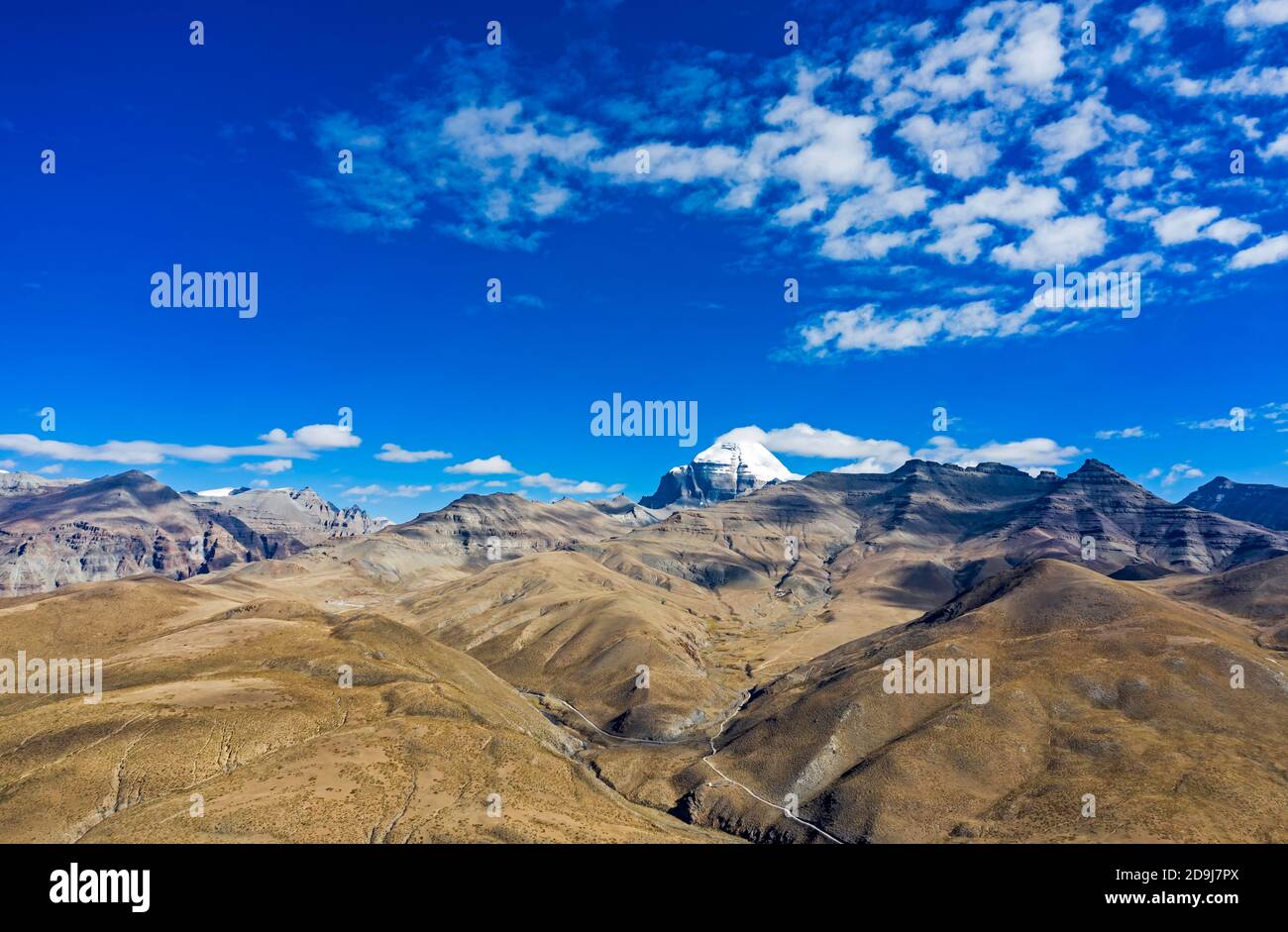 --FILE--Mont Kailash à Taqin, canton de Baga, comté de Burang, préfecture de Ngari, région autonome du Tibet du sud-ouest de la Chine, 27 septembre 2020. *** Loca Banque D'Images