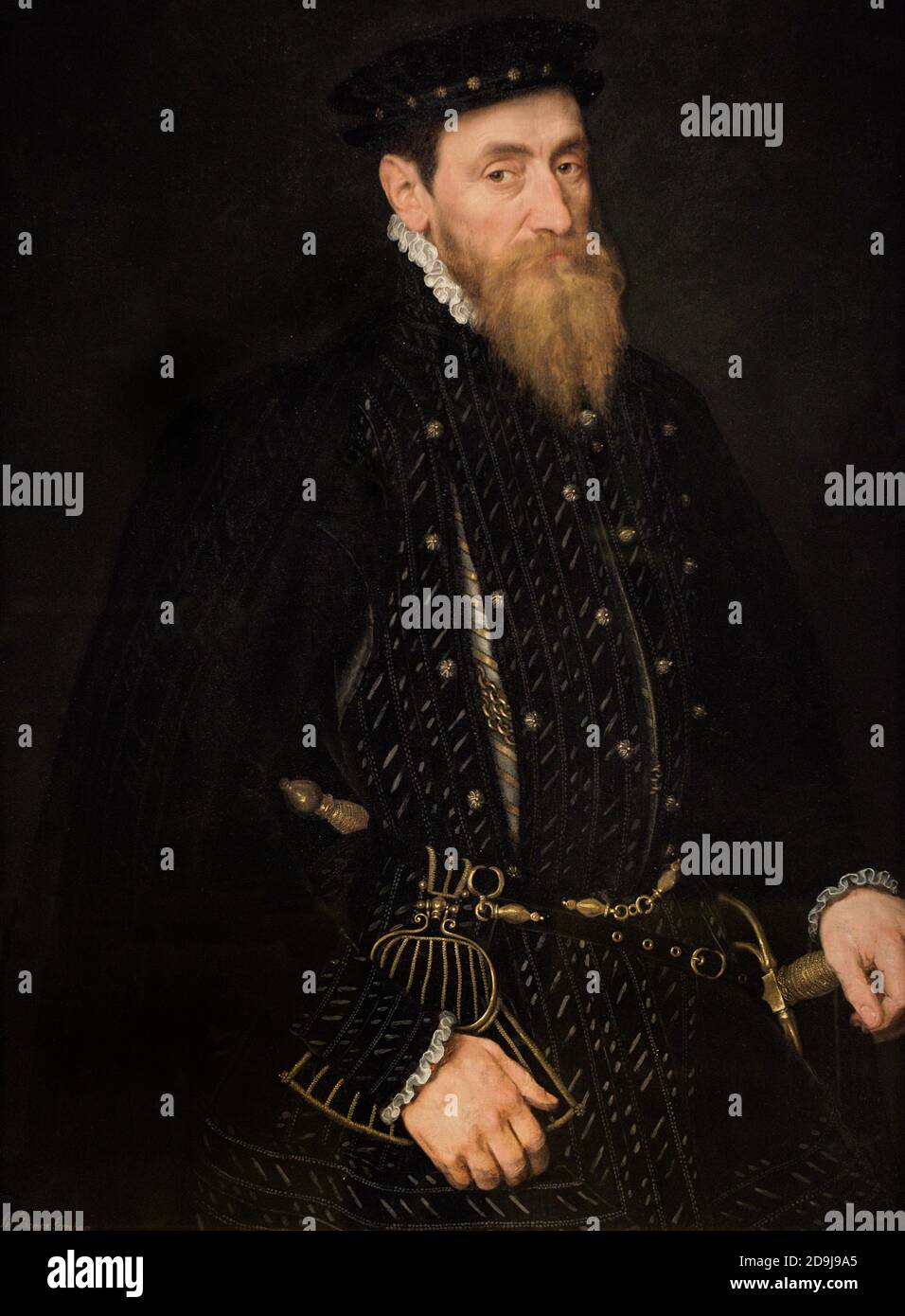 Sir Thomas Gresham (c.1518-1579). Marchand, financier et diplomate anglais Portrait d'un artiste néerlandais inconnu. Huile sur panneau, c. 1565. Musée national du portrait. Londres, Angleterre, Royaume-Uni. Banque D'Images