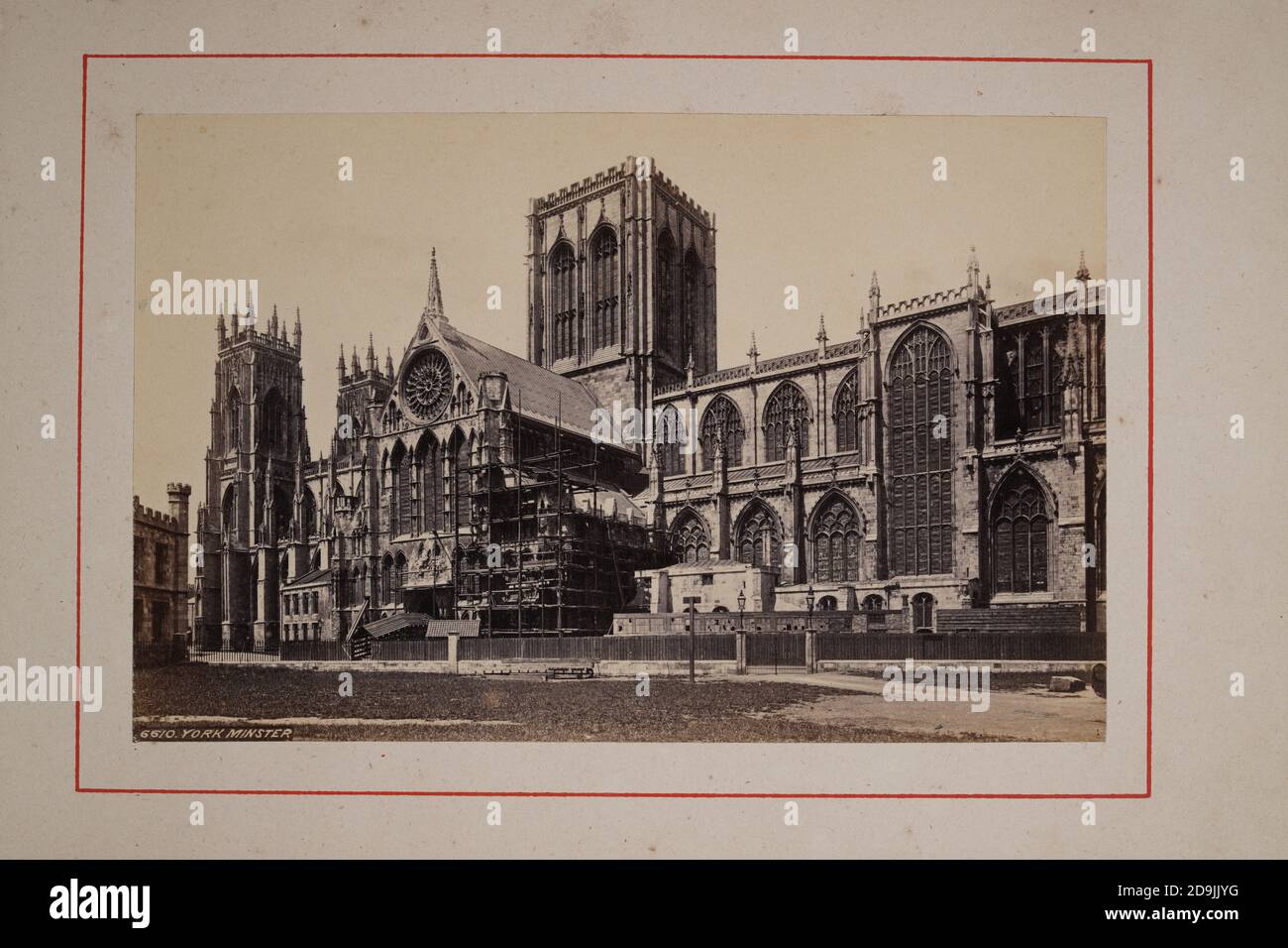 Photographie antique de York Minster, York, Yorklshire, Angleterre, années 1880, 19e siècle Banque D'Images