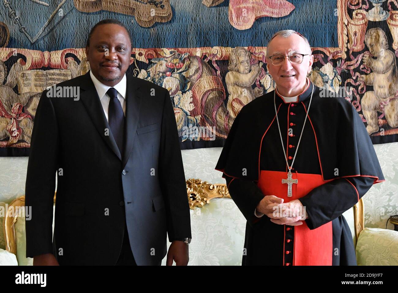 Rome, Italie. 06e novembre 2020. NO FRANCE - NO SUISSE: 6 novembre 2020 : le Pape François reçoit M. Uhuru Kenyatta, Président de la République du Kenya au Vatican crédit: Agence photo indépendante/Alamy Live News Banque D'Images