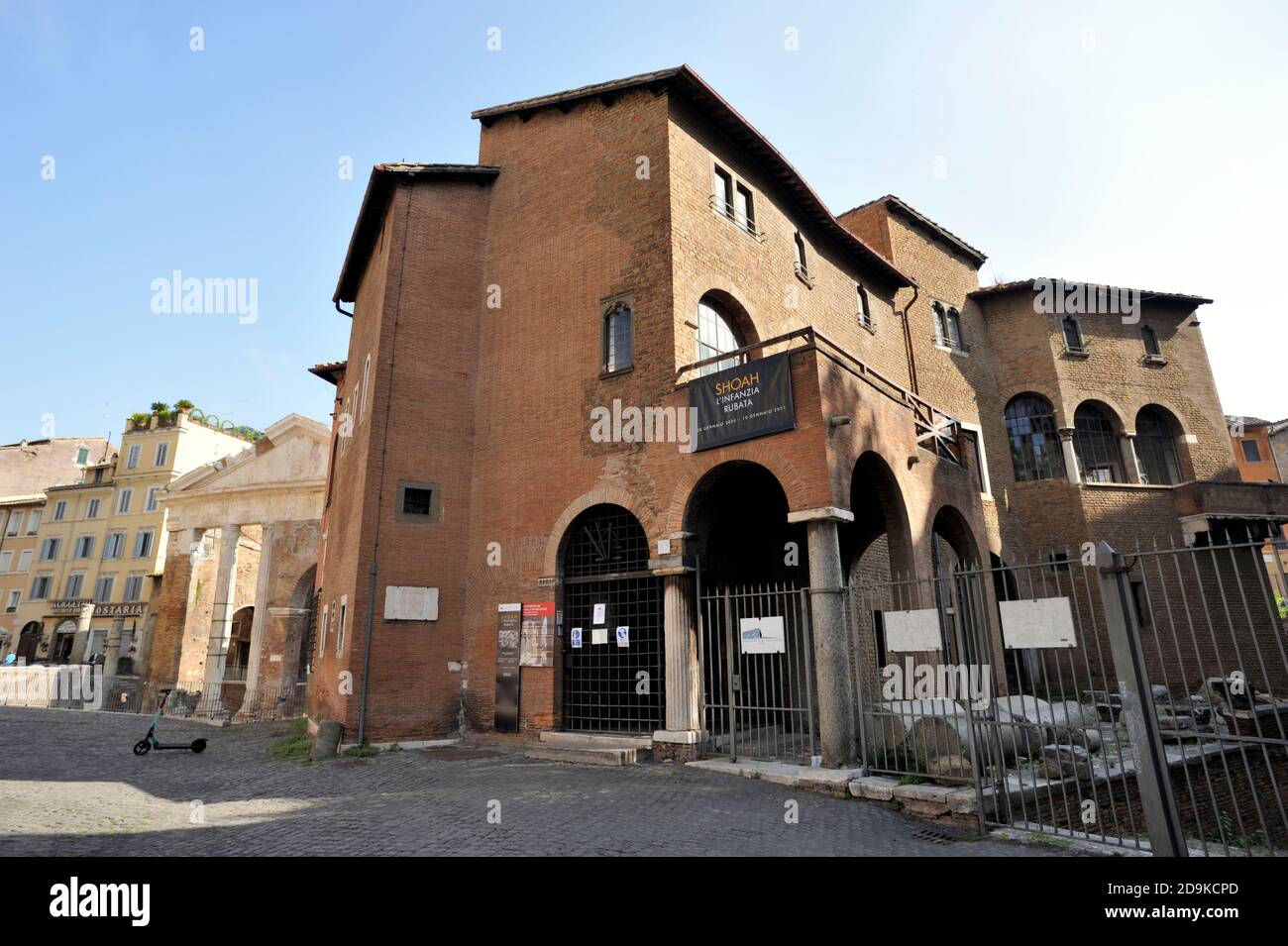 Musée Shoah, Ghetto juif, Rome, Italie Banque D'Images