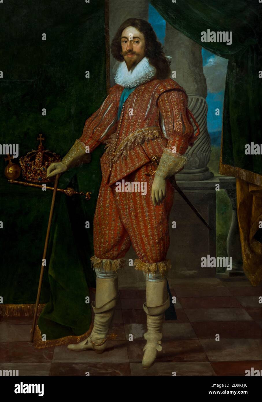Charles Ier, roi d'Angleterre, Daniel Mijtens, 1629, Metropolitan Museum of Art, Manhattan, New York City, USA, Amérique du Nord Banque D'Images