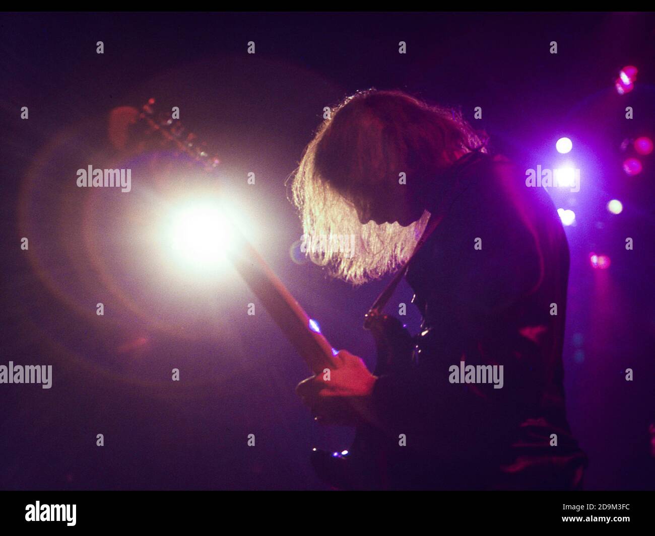 Richie Blackmore en concert avec Deep Purple à l'arc-en-ciel théâtre 1973 Banque D'Images