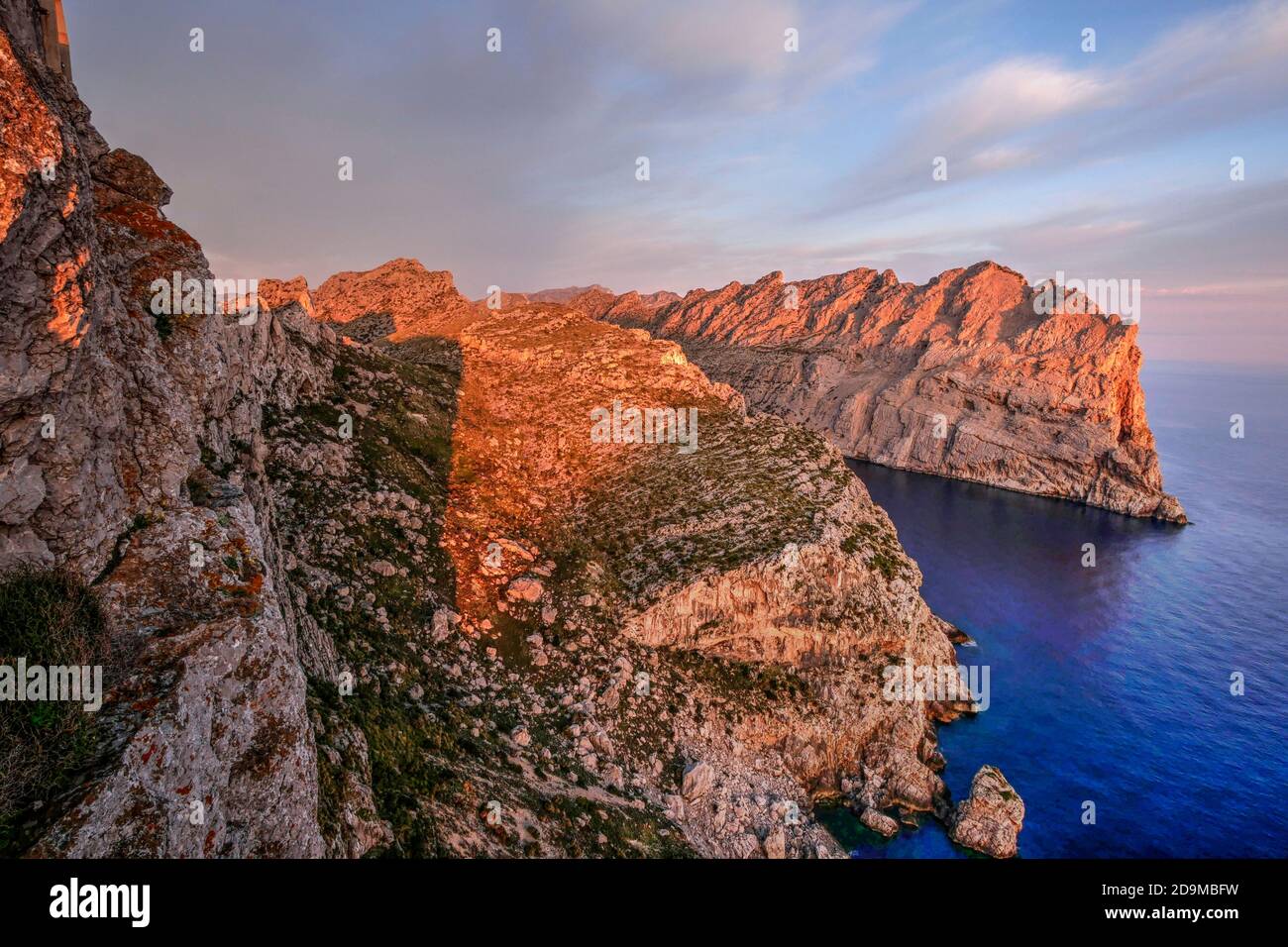 Mirador es Colomer à Cap Formentor, Serra de Tramuntana, Majorque, Iles Baléares, Espagne Banque D'Images