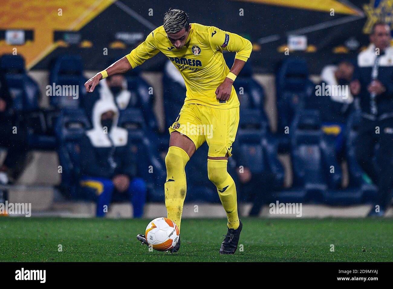 VILLARREAL, ESPAGNE - NOVEMBRE 05 : Ramiro Funes Mori de Villarreal CF lors du match de l'UEFA Europa League entre Villareal CF et Maccabi tel Aviv à l'Estadio de la Ceramica le 05 novembre 2020 à Villarreal, Espagne. (Photo de Pablo MoranoOrange Pictures) Banque D'Images