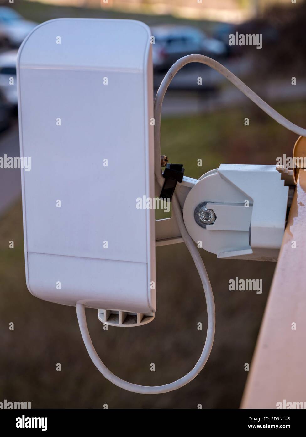 Antenne Wi-Fi extérieure pour connexion Internet. Banque D'Images