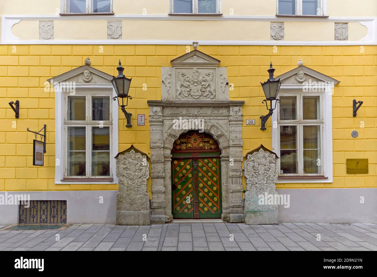 Maison des Têtes Noires, Tallinn, Estonie Banque D'Images