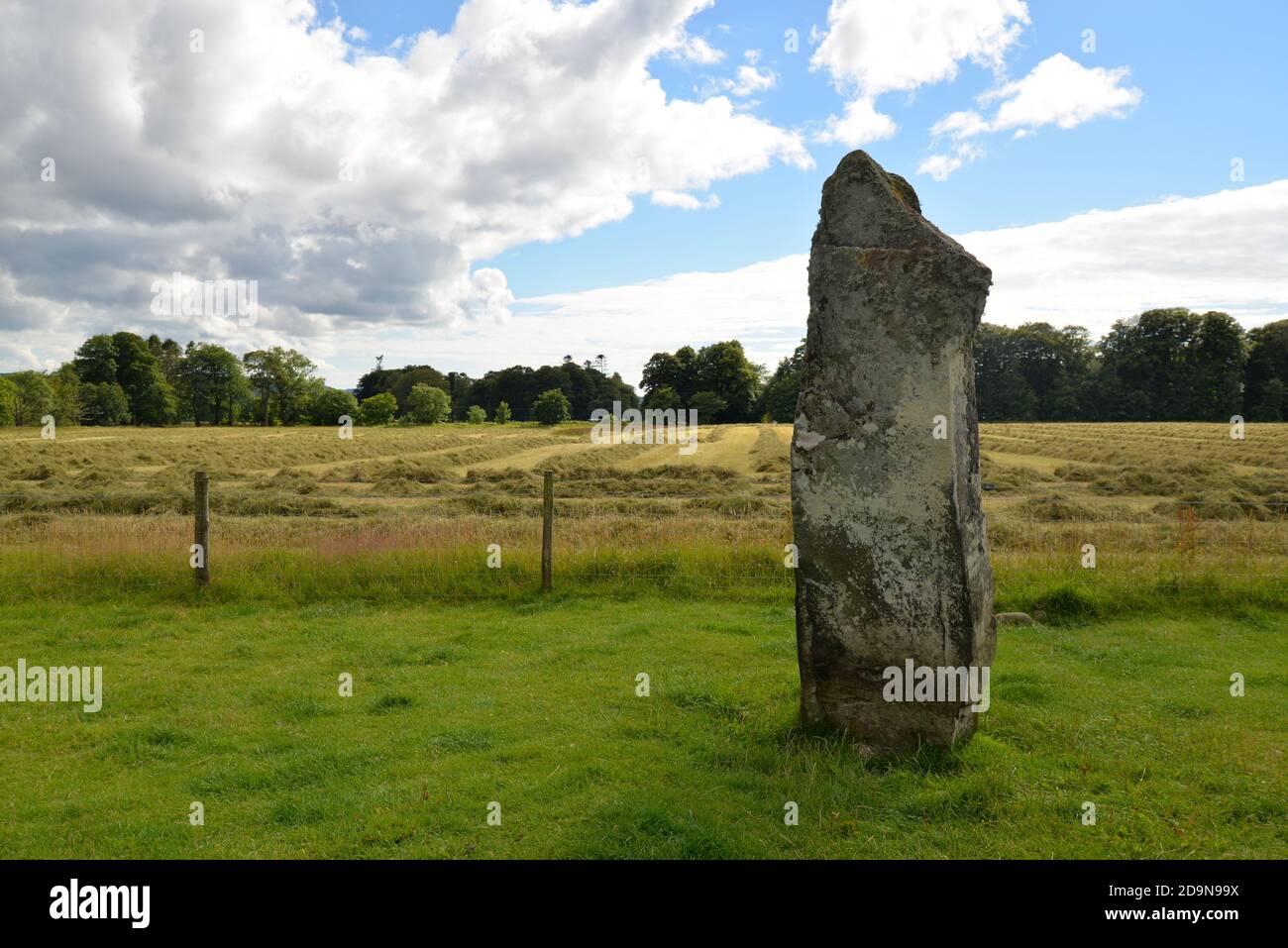 Nether Largie Standing Stones, Kilmartin Glen, Ecosse Banque D'Images