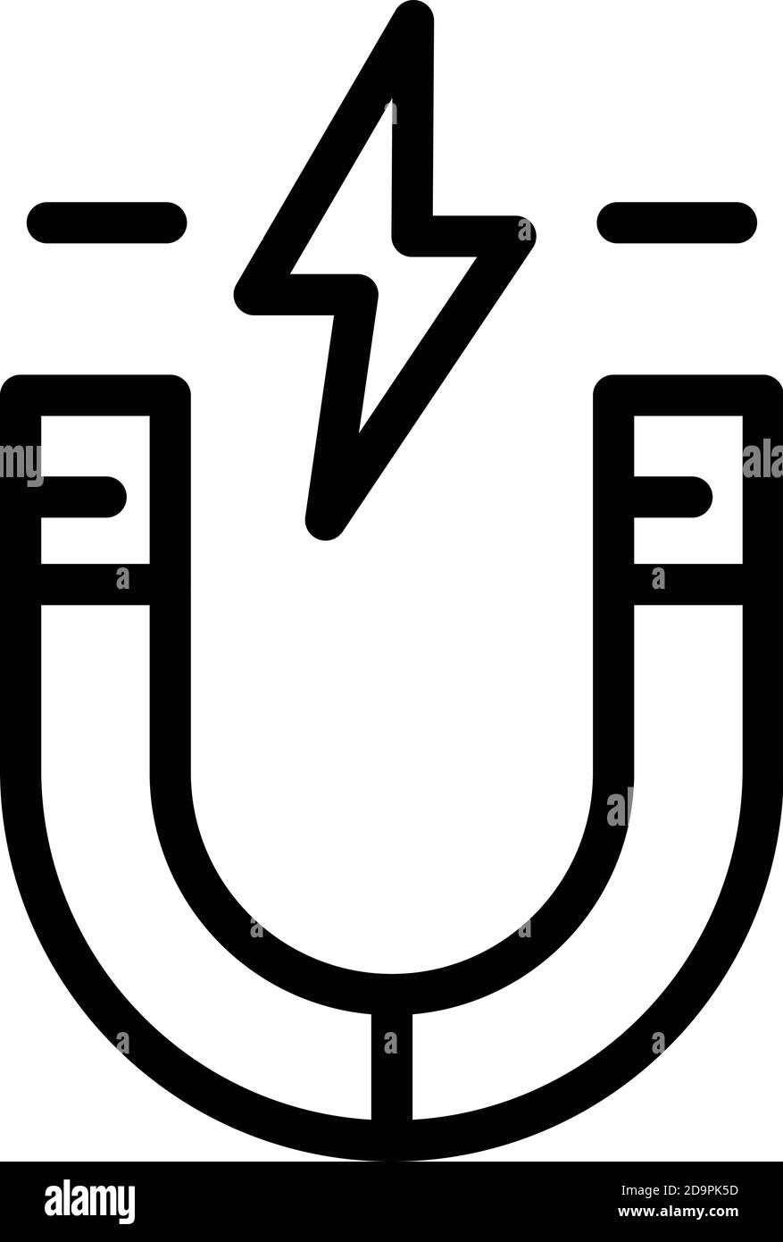 Icône de génération de clients potentiels. Contour de l'icône de vecteur de génération de dérivations pour la conception Web isolée sur fond blanc Illustration de Vecteur