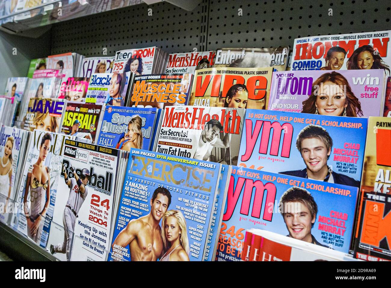 Miami Beach Florida, CVS pharmacie magazines grand public, vente d'étalage, Banque D'Images