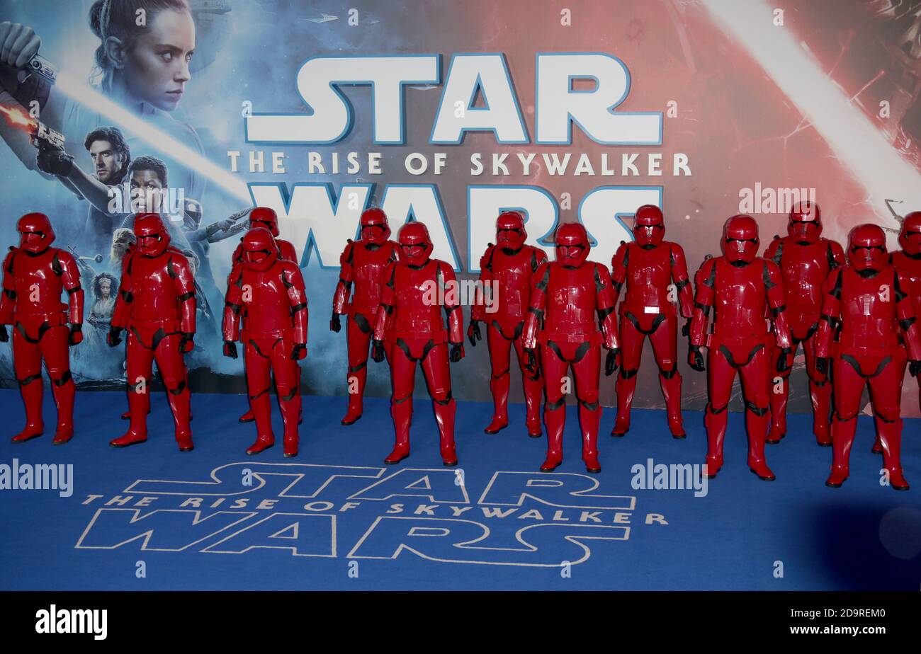 18 décembre 2019 - Londres, Angleterre, Royaume-Uni - Star Wars: The Rise of Skywalker UK Premiere, Cineworld, Leicester Square - Red Carpet arrivées spectacles photo: GV Banque D'Images