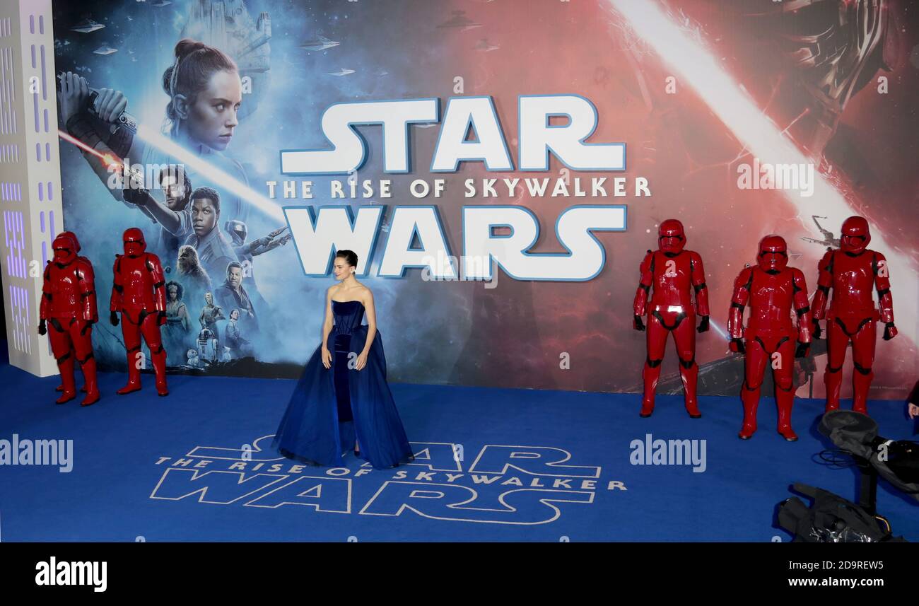 18 décembre 2019 - Londres, Angleterre, Royaume-Uni - Star Wars: The Rise of Skywalker UK Premiere, Cineworld, Leicester Square - Red Carpet arrivées spectacles photo: Dais Banque D'Images
