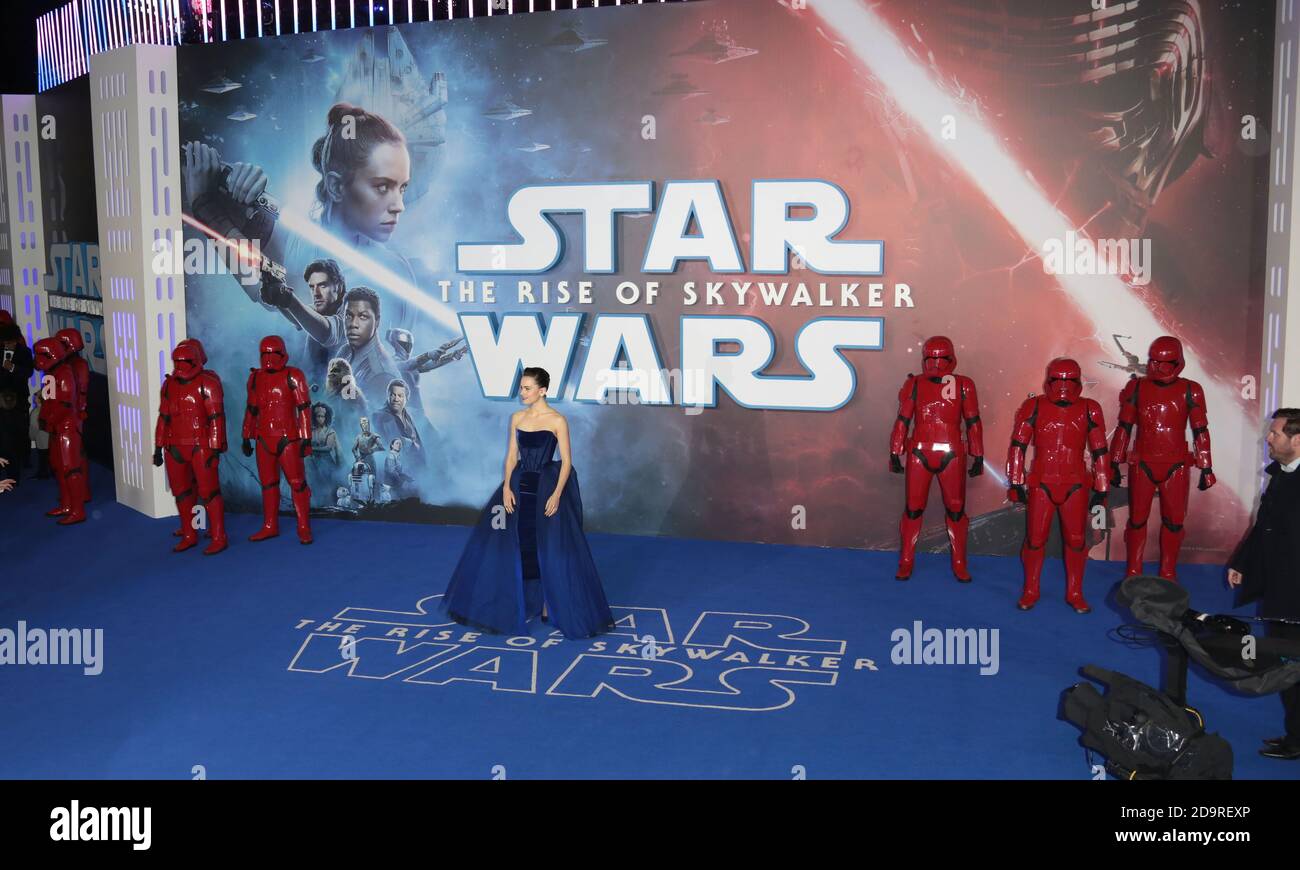 18 décembre 2019 - Londres, Angleterre, Royaume-Uni - Star Wars: The Rise of Skywalker UK Premiere, Cineworld, Leicester Square - Red Carpet arrivées spectacles photo: Dais Banque D'Images