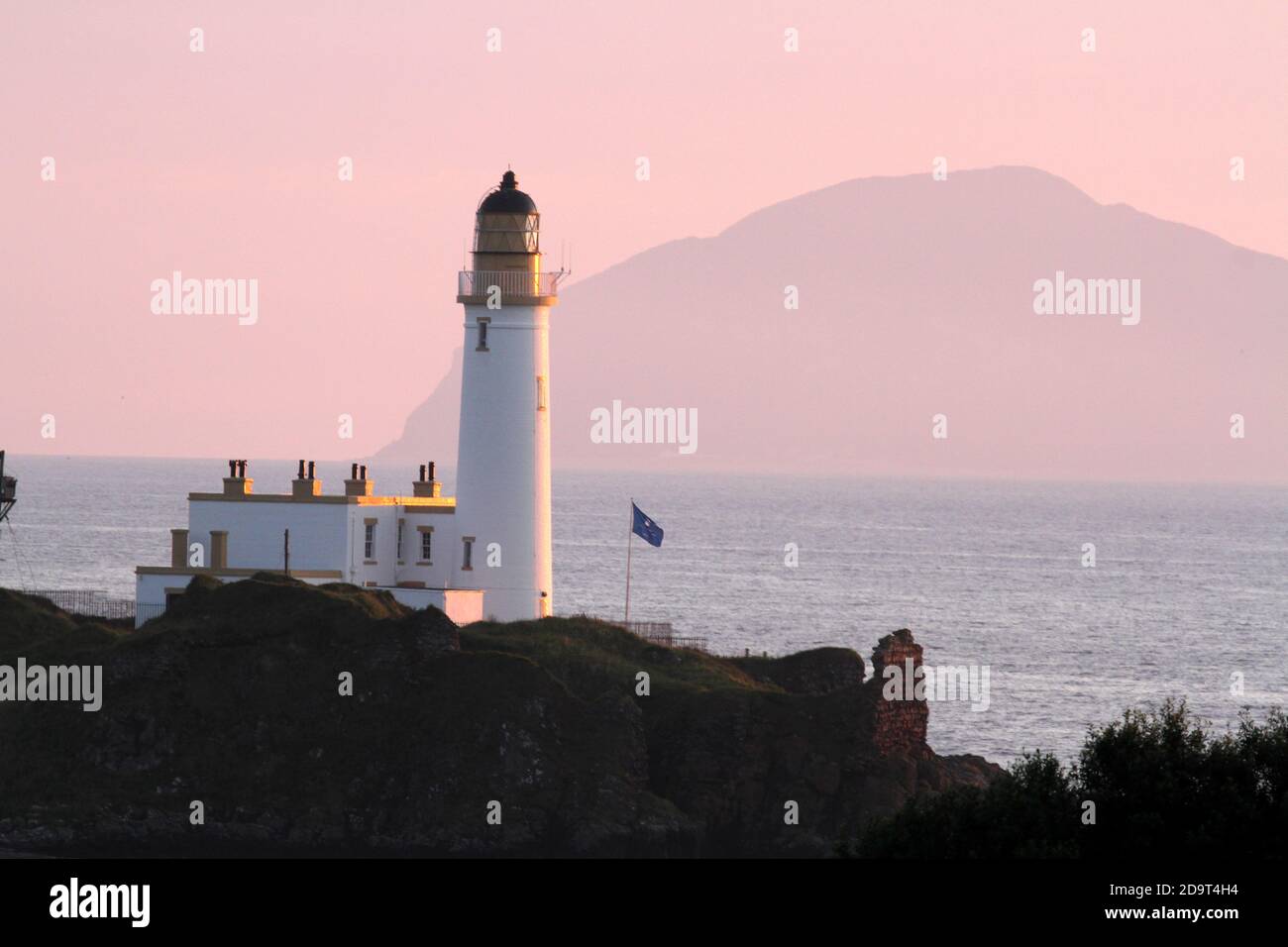 Turnberry Lighthouse, South Ayrshire, Écosse, Royaume-Uni 24 mètres de haut, avec 76 marches au sommet, a gardé la côte d'Ayrshire depuis 1873. Banque D'Images