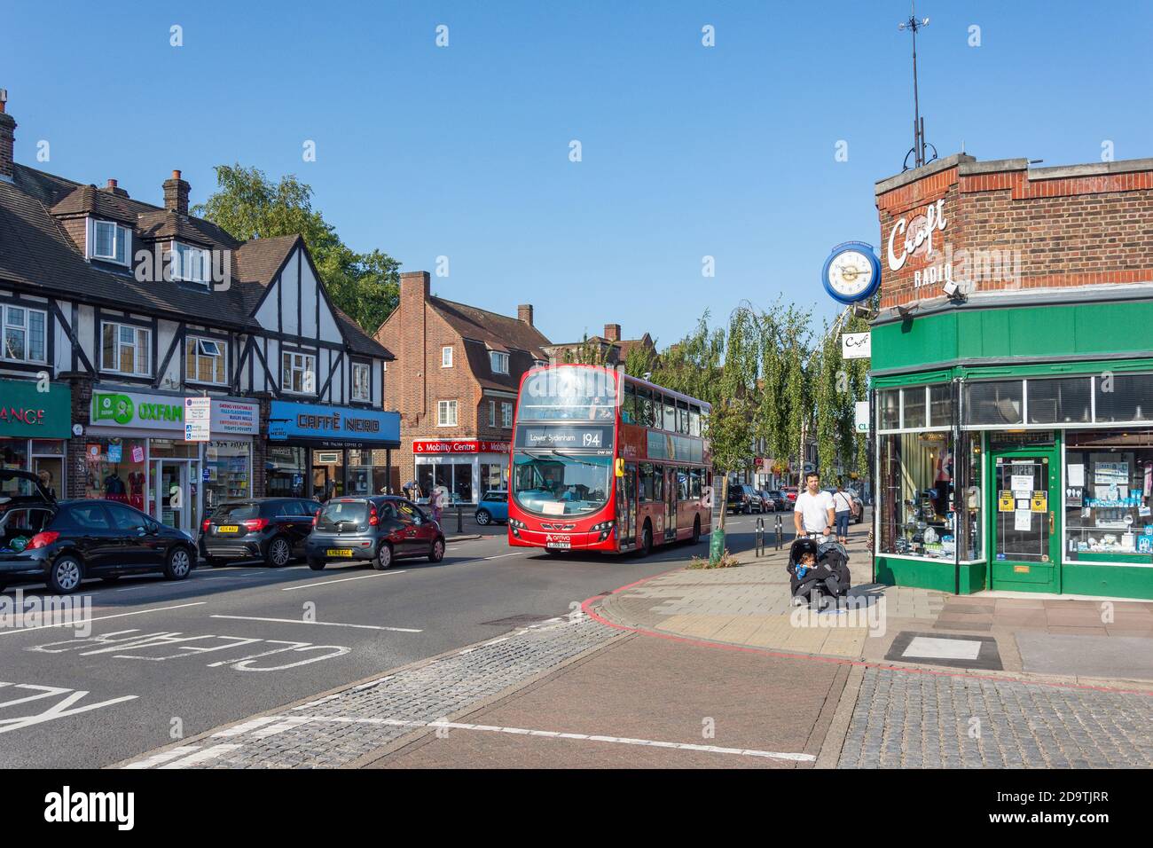 High Street, West Wickham, London Borough of Bromley, Greater London, Angleterre, Royaume-Uni Banque D'Images