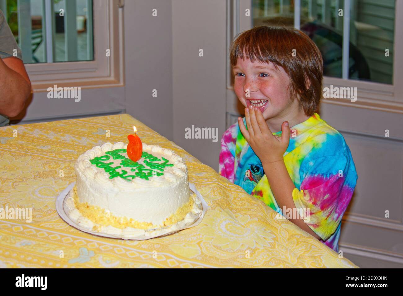 Jeune Garcon Gateau D Anniversaire Grande Bougie Brulant Sourire Main A La Bouche Celebration Heureux Chemise A Teinture Par Cravate 6 Ans Enfant Mignon Mr Photo Stock Alamy Jeune Garcon Gateau D Anniversaire Grande Bougie Brulant Sourire Main A La Bouche Celebration Heureux Chemise A Teinture Par Cravate 6 Ans Enfant Mignon Mr Photo Stock Alamy
