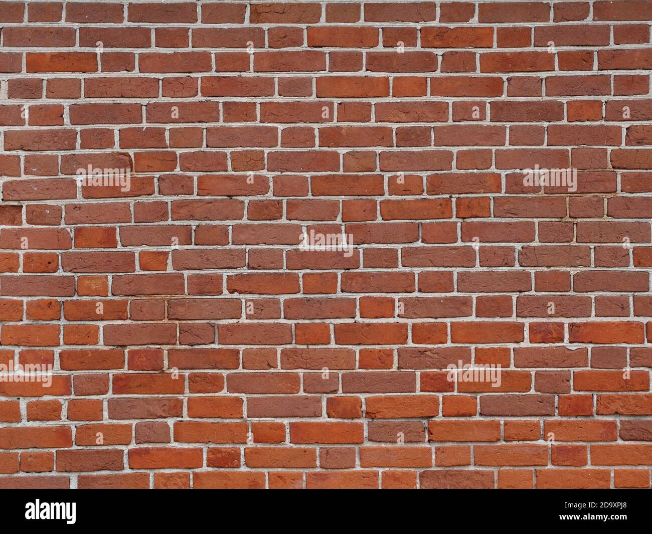 Arrière-plan de mur de brique ancienne, texture de brique rouge, modèle de l'industrie de la construction Banque D'Images