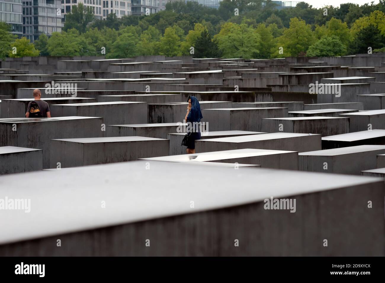 Mémorial pour les Juifs assassinés d'Europe Banque D'Images