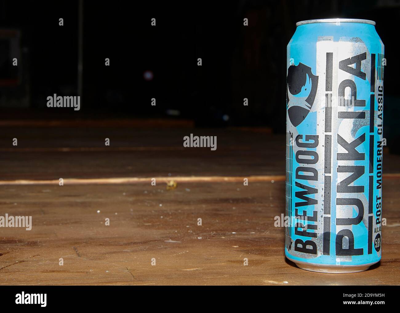 canette à bière breindog punk ipa Banque D'Images