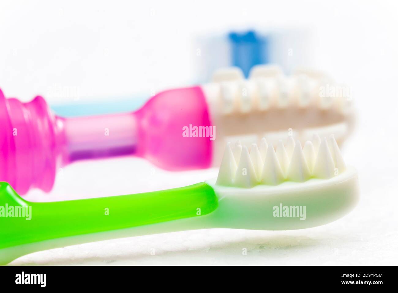 Still Life de dentition et brosse à dents Banque D'Images