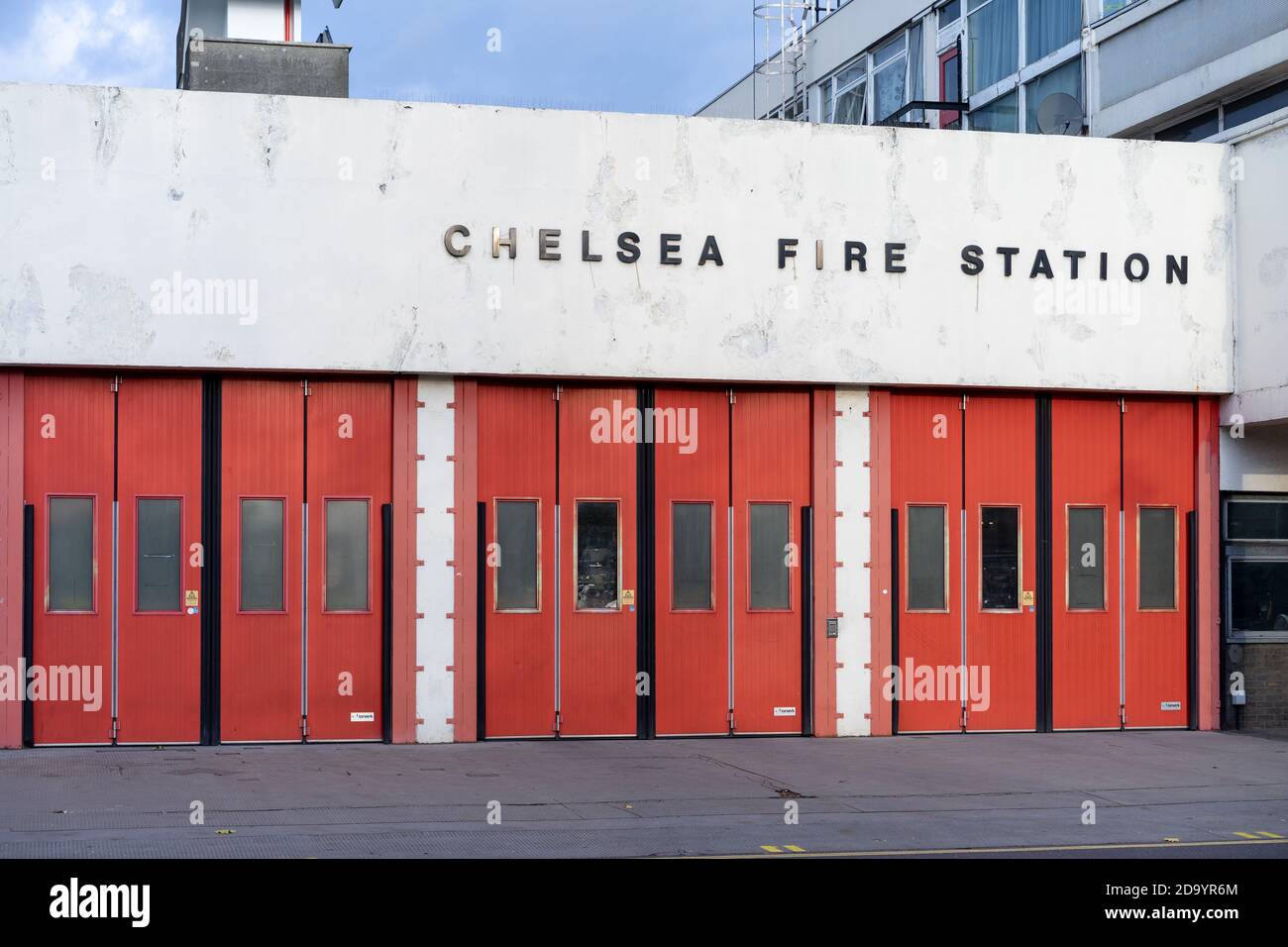 Caserne de pompiers de Chelsea, Londres Banque D'Images