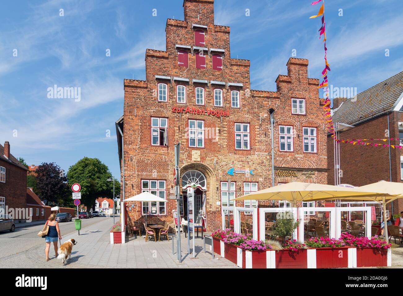 Lübeck: Maison 'Lübsche Vogtei', vieille ville de Travemünde, Ostsee (mer Baltique), Schleswig-Holstein, Allemagne Banque D'Images