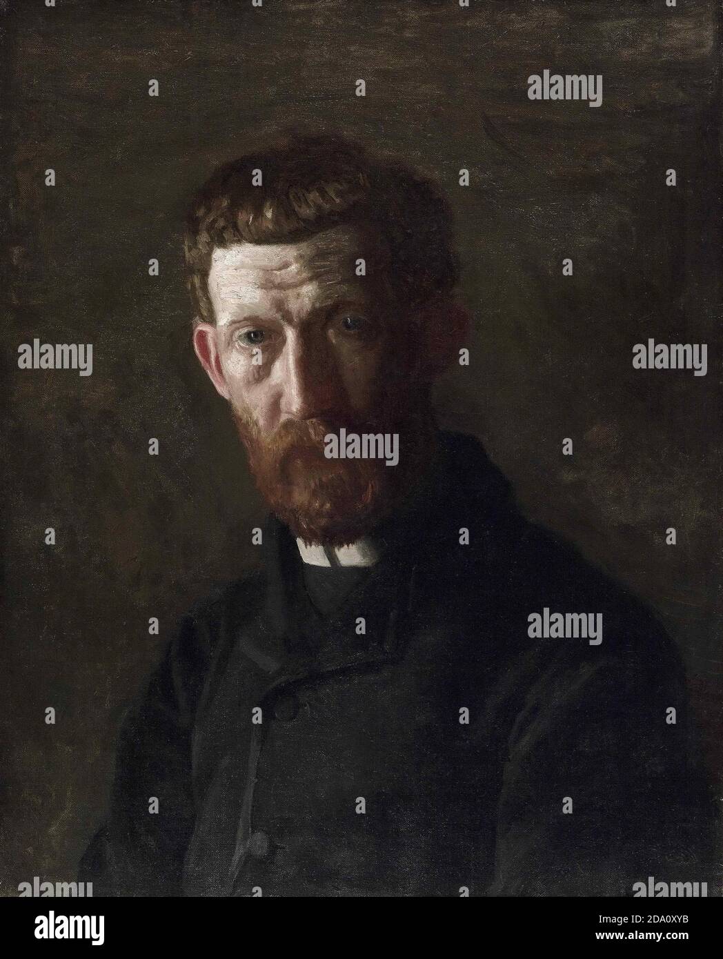 Thomas Eakins, américain, 1844-1916 -- Portrait d'Arthur Burdett Frost, vers 1886 Banque D'Images