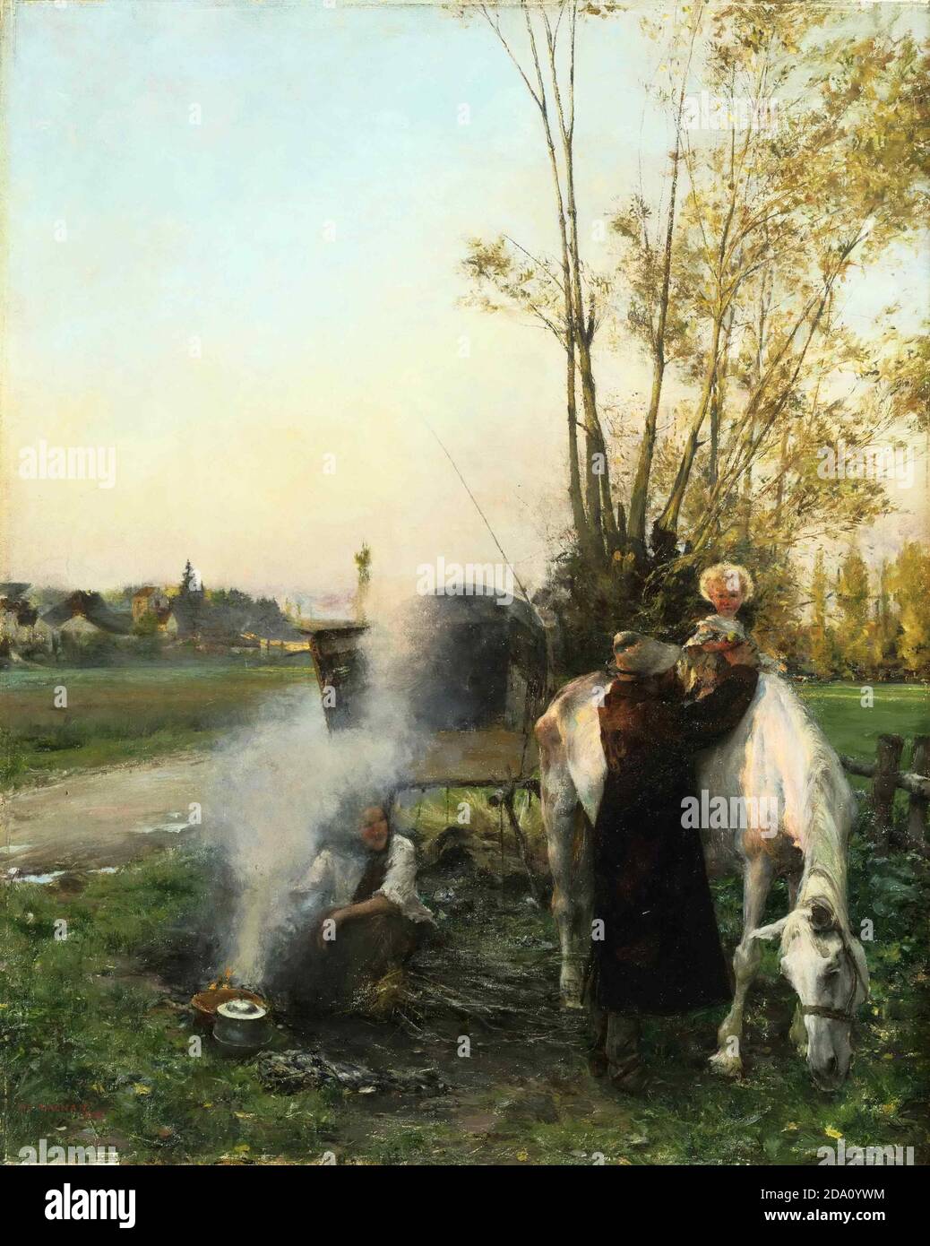 dagnan-bouveret, pascal adolphe jean - Chimères Pascal Ado
