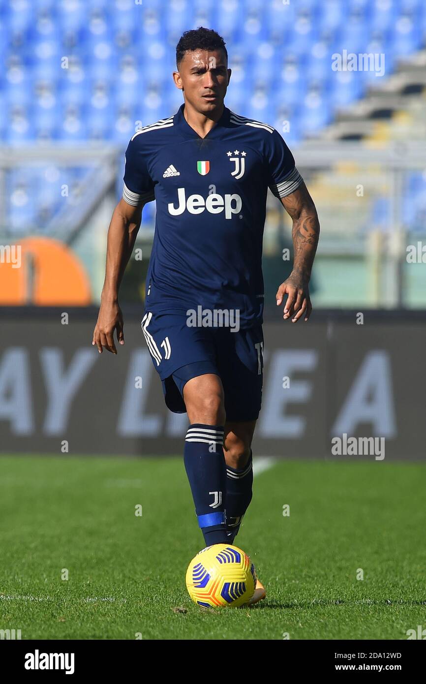 Rome, ITA. 08 novembre 2020. Danilo de Juventus, Latium / Juventus, Serie A Credit: Independent photo Agency/Alamy Live News Banque D'Images Rome, ITA. 08 novembre 2020. Danilo de Juventus, Latium / Juventus, Serie A Credit: Independent photo Agency/Alamy Live News Banque D'Images