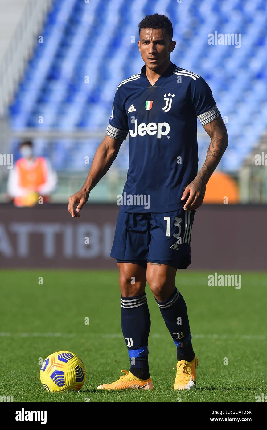 Rome, ITA. 08 novembre 2020. Danilo de Juventus, Latium / Juventus, Serie A Credit: Independent photo Agency/Alamy Live News Banque D'Images Rome, ITA. 08 novembre 2020. Danilo de Juventus, Latium / Juventus, Serie A Credit: Independent photo Agency/Alamy Live News Banque D'Images