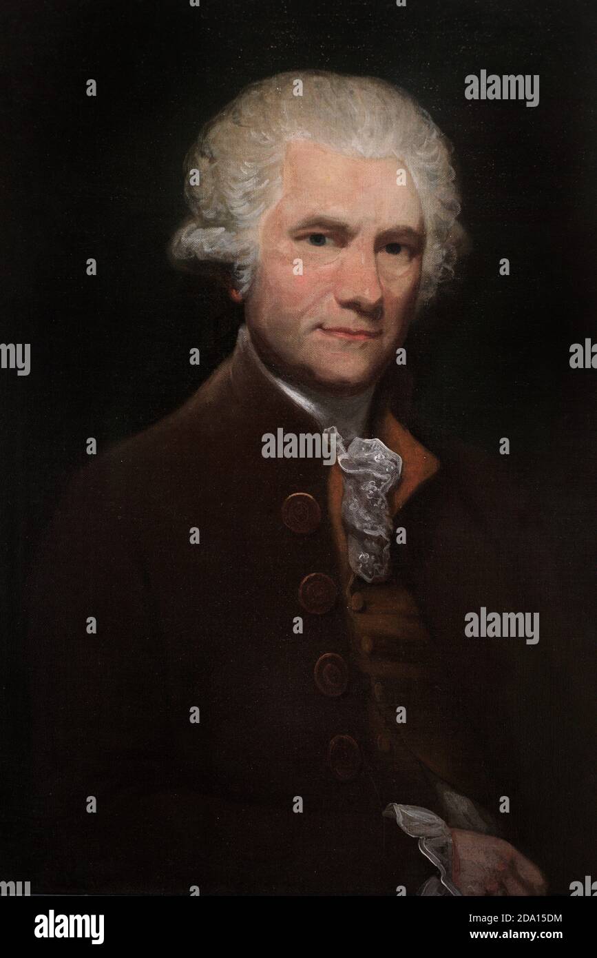 John Horne Tooke (1736-1812). Brissetish clergyman, politicien adn philologue. Agitateur anglais pour la réforme parlementaire. Portrait de Thomas Hardy (1757-1804). Huile sur toile (74,9 x 62,2 cm), avant 1791. Galerie nationale de portraits. Londres, Angleterre, Royaume-Uni. Banque D'Images