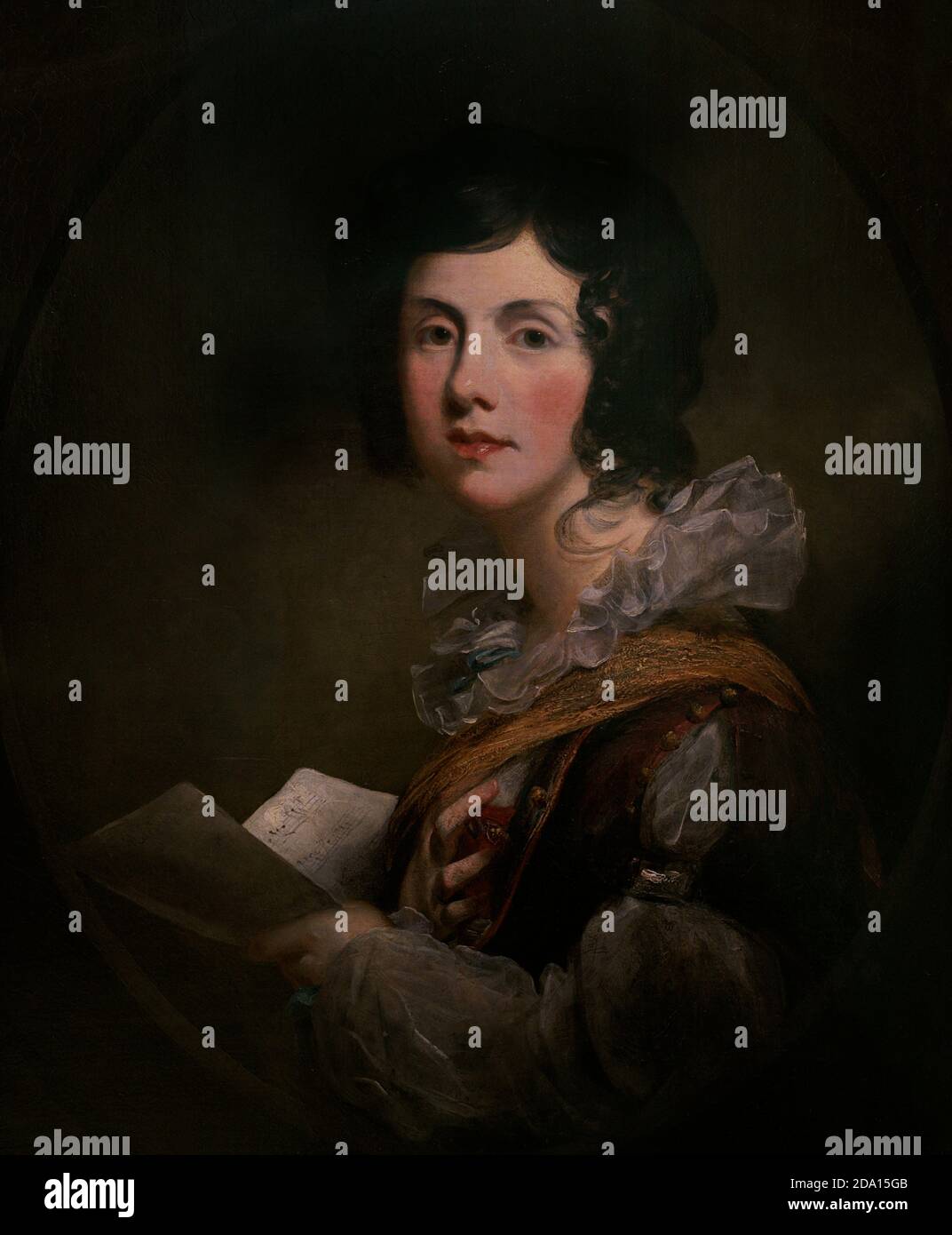 Catherine Stephens, comtesse d'Essex (1794-1882). Actrice et chanteuse d'opéra anglaise. Portrait de John Jackson (1778-1831). Huile sur toile (76,8 x 64,1 cm), c. 1822. Musée national du portrait. Londres, Angleterre, Royaume-Uni. Banque D'Images