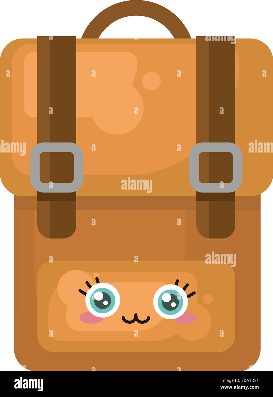 Vieux sac à dos, illustration, vecteur sur fond blanc Illustration de Vecteur