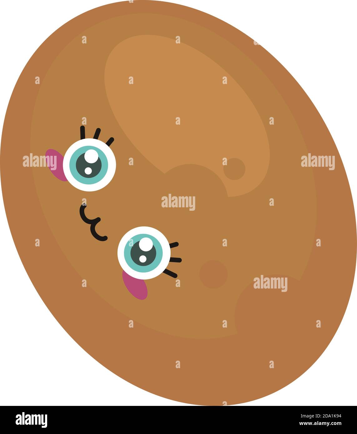 Joyeux kiwi, illustration, vecteur sur fond blanc Illustration de Vecteur