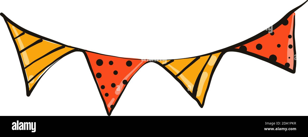 Ruban d'anniversaire , illustration, vecteur sur fond blanc Illustration de Vecteur