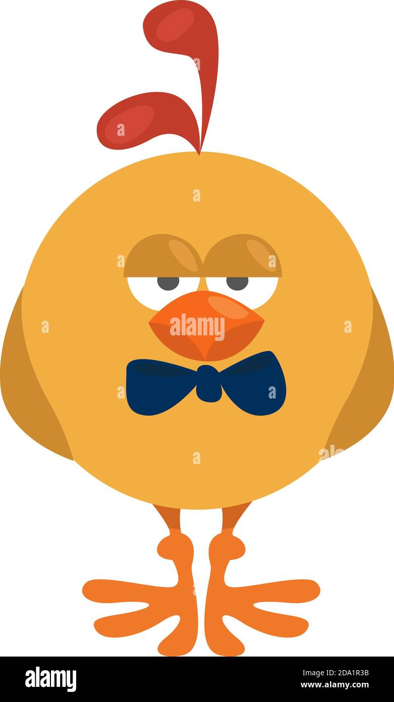 Oiseau jaune , illustration, vecteur sur fond blanc Illustration de Vecteur