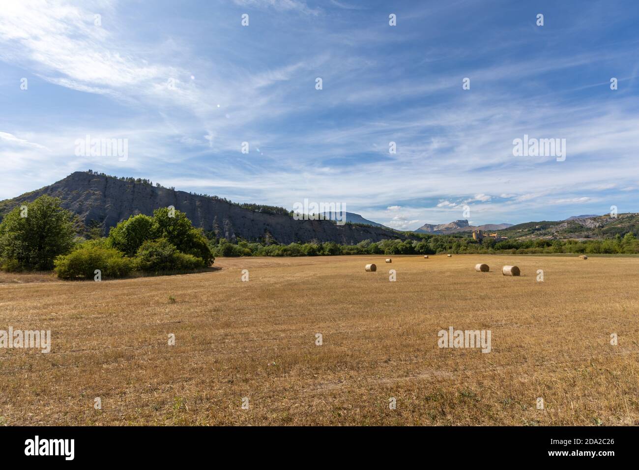 Tallard, Alpes, France - le château Banque D'Images