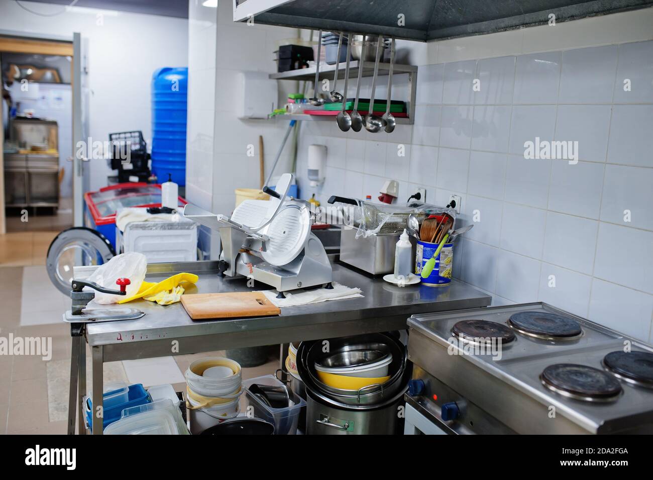 Intérieur de la cuisine dans le restaurant et le bureau. Banque D'Images