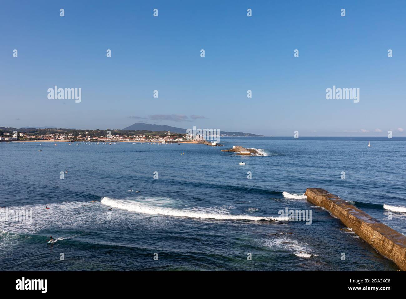 Socoa fort de Ciboure, Baie de Saint-Jean-de-Luz, pays basque, France Banque D'Images