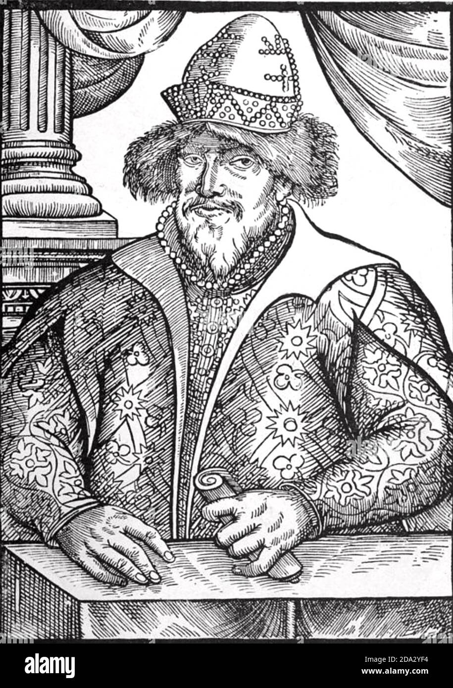 IVAN LE TERRIBLE (1530-1584) premier Tsar de Russie Banque D'Images