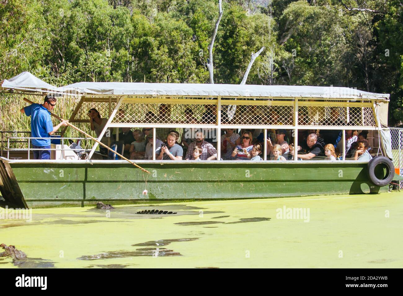 Hartley's Crocodile Adventures en Australie Banque D'Images