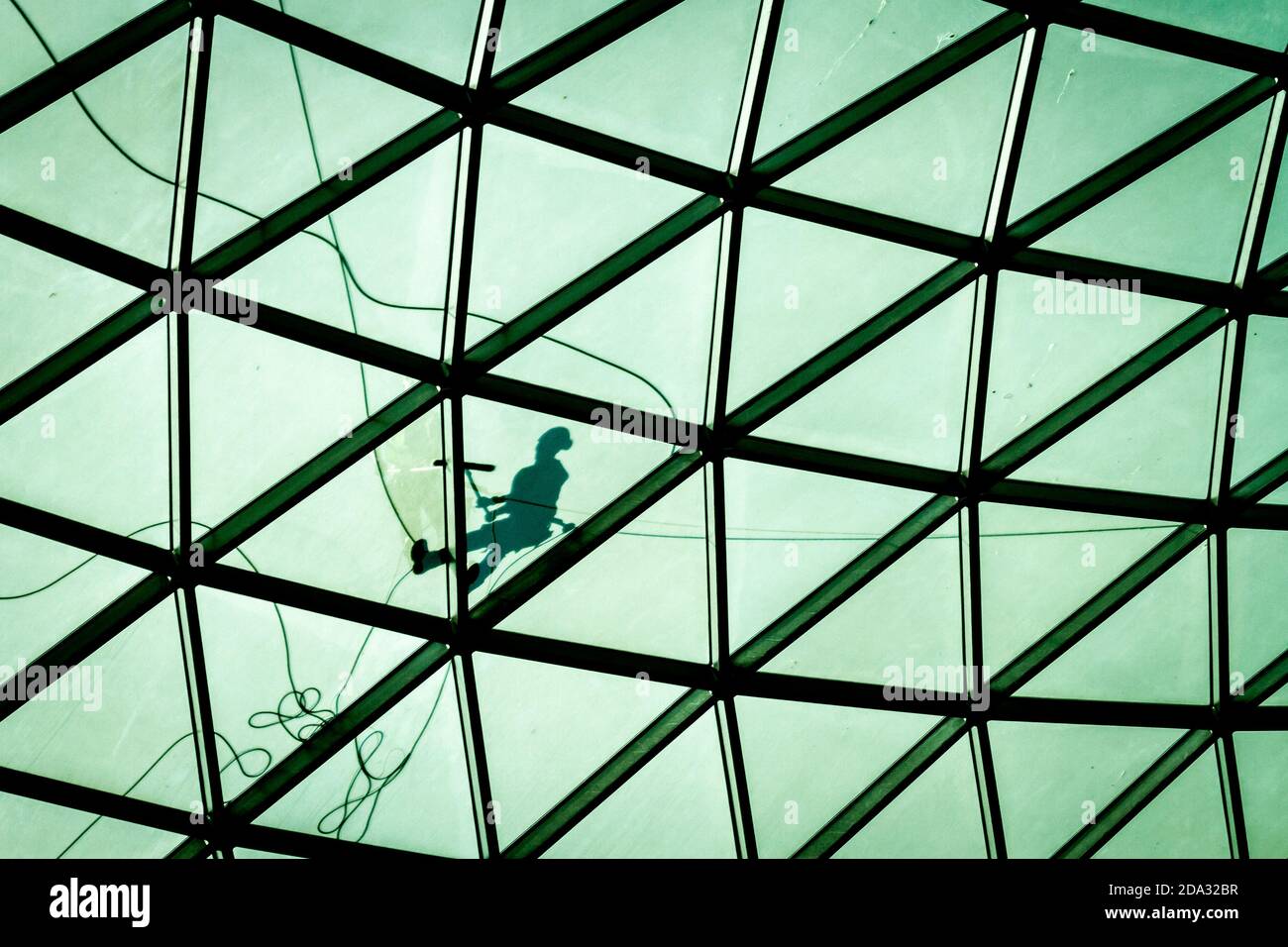 Employé clé au travail Banque D'Images