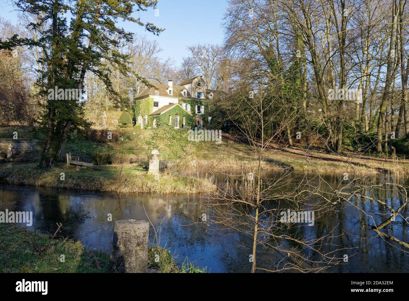 Chatenay-Malabry, France - l'Ile verte Banque D'Images