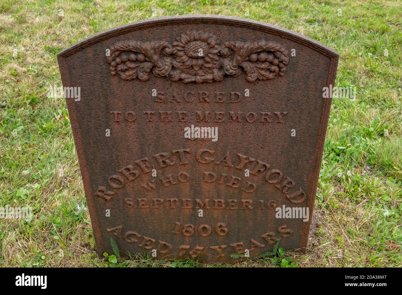 Porte-clés en fonte à l'église Saint-Pierre de Westleton, Suffolk, Royaume-Uni Banque D'Images