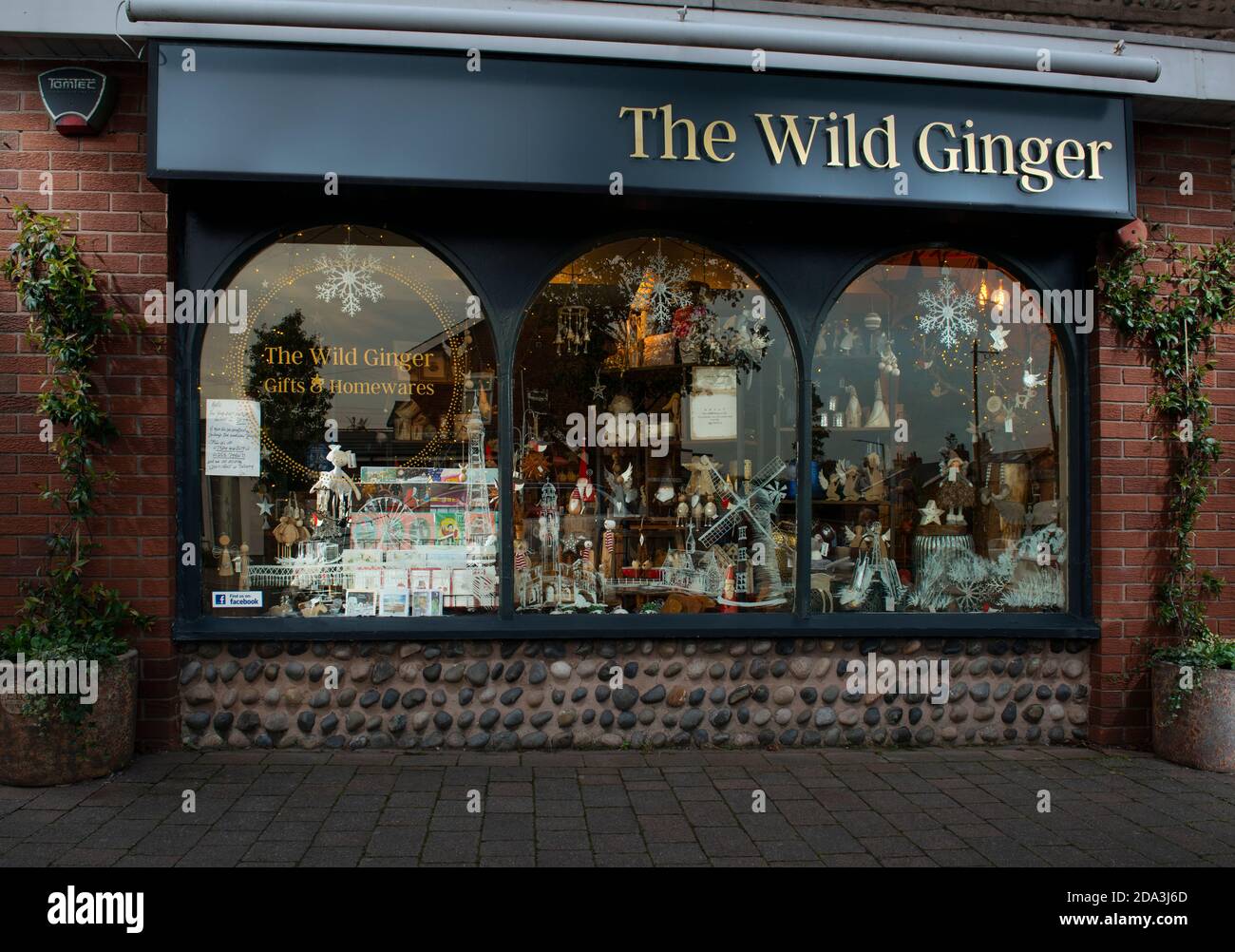 Magasin de gingembre sauvage à Ansdell, Lytham St Annes, Lancashire, Angleterre. Magasin indépendant local sur la rue de banlieue britannique Banque D'Images