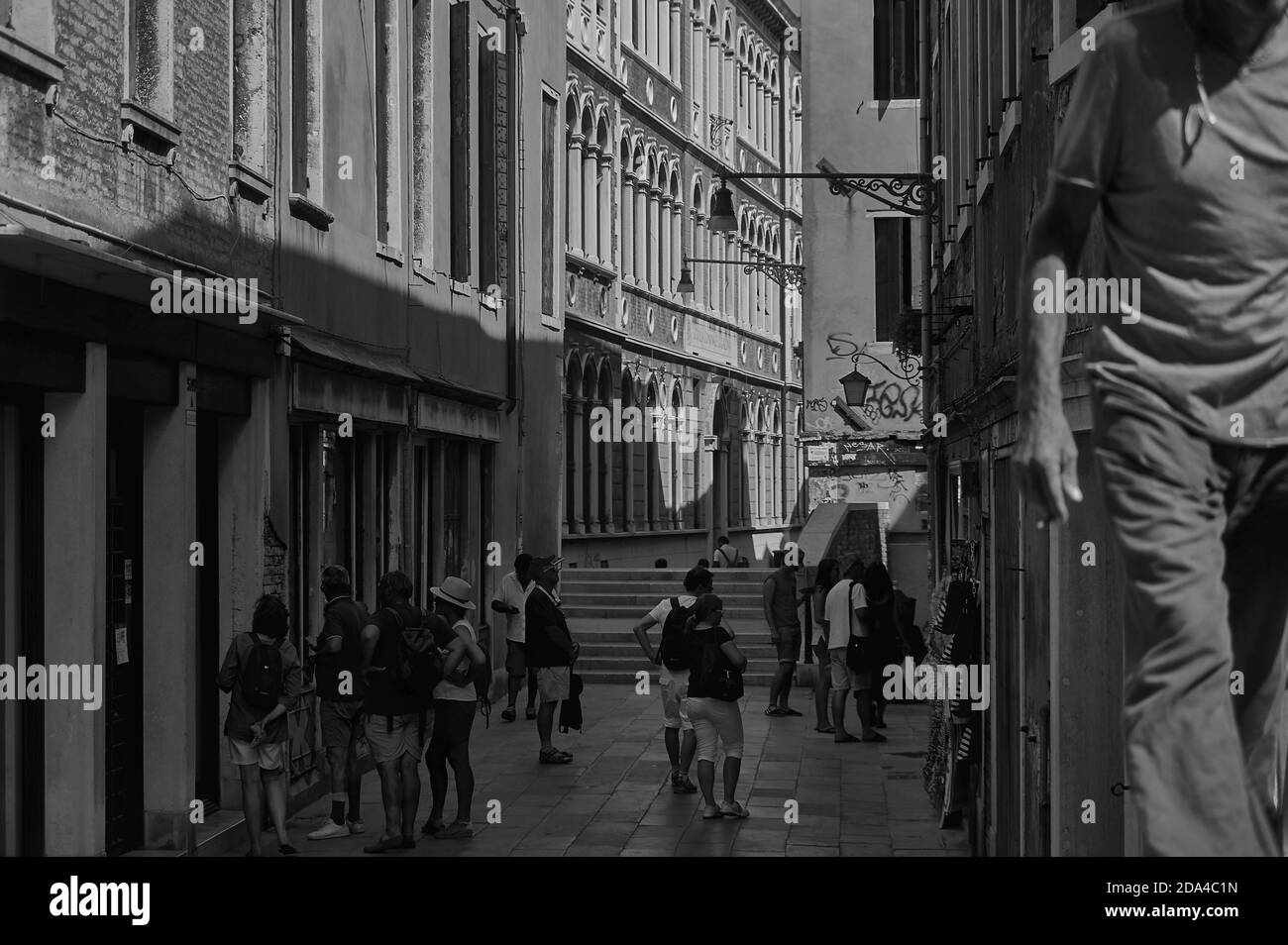 Sc ne de la vie quotidienne Banque d images noir et blanc Alamy