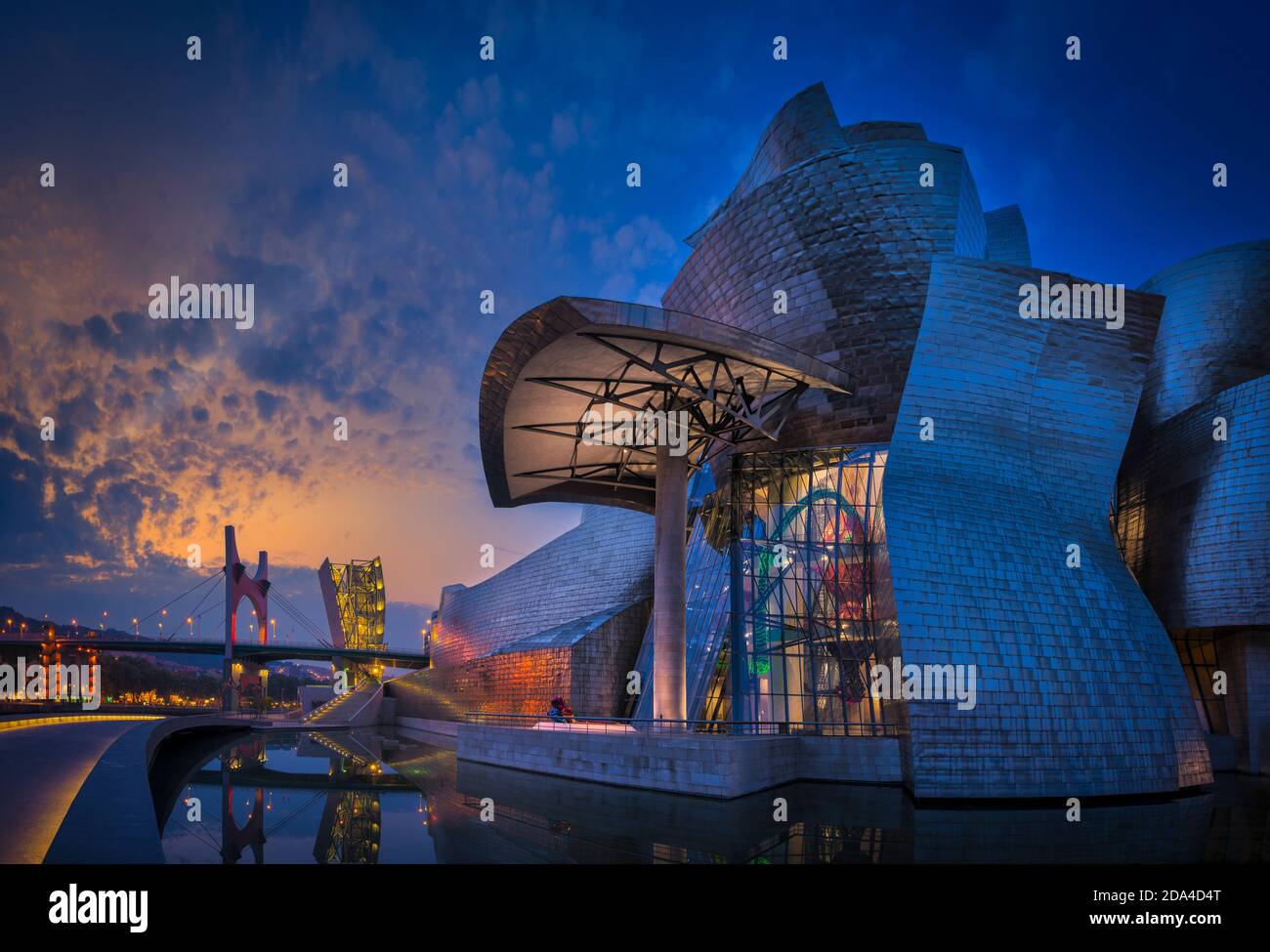 Guggenheim Museum, Bilbao, Pays Basque, Espagne Banque D'Images